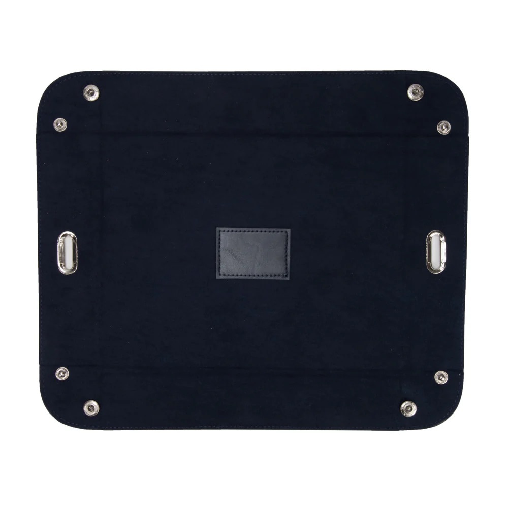 Brouk & Co. Genuine Leather Throwall Valet Tray - black
